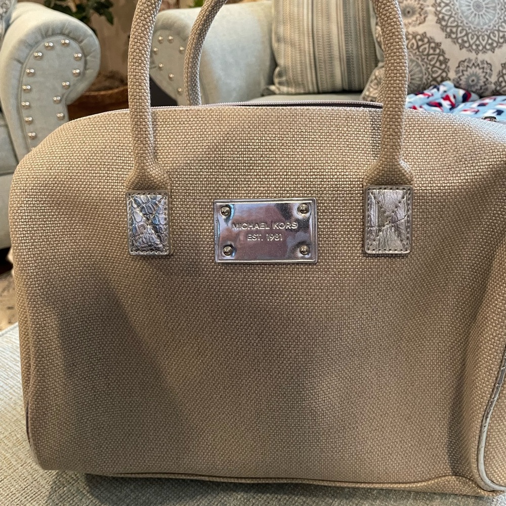 Michael Kors canvas bag